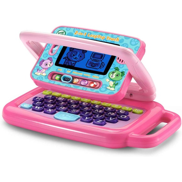 LeapFrog 2-in-1 Leaptop Touch Pink Top Converts Educational Laptop 1-3 yrs FUN - Picture 3 of 3